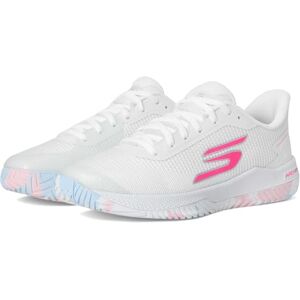 Skechers Women's Viper Court Pro 2.0 Sneaker, White Synthetic/Textile/Multi Trim, 4.5 UK Skechers Women's Viper Court Pro 2.0 Sneaker, White Synthetic/Textile/Multi Trim, 4.5 UK