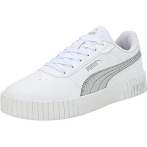 Puma Women's Carina 2.0 Space Metallics Sneaker, White-Matte Silver Silver, 3.5 UK Puma Women's Carina 2.0 Space Metallics Sneaker, White-Matte Silver Silver, 3.5 UK