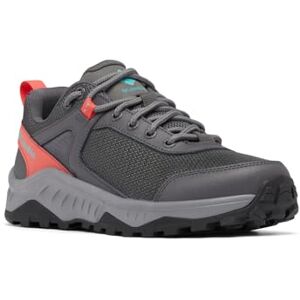 Columbia Women's Trailstorm Ascend Waterproof, Dark Grey/Red Coral, 9 Columbia Women's Trailstorm Ascend Waterproof, Dark Grey/Red Coral, 9