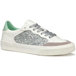 Geox Women's D EMMELENY B Sneaker, Optic White/Rock, 2.5 UK Geox Women's D EMMELENY B Sneaker, Optic White/Rock, 2.5 UK