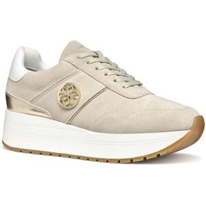 Geox Women's D New KENCY A Sneaker, Lt Taupe/Lt Gold, 7.5 UK Geox Women's D New KENCY A Sneaker, Lt Taupe/Lt Gold, 7.5 UK