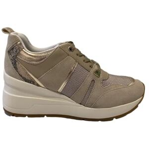 Geox Women's D Zosma Sneaker, Lt Taupe, 7.5 UK Geox Women's D Zosma Sneaker, Lt Taupe, 7.5 UK
