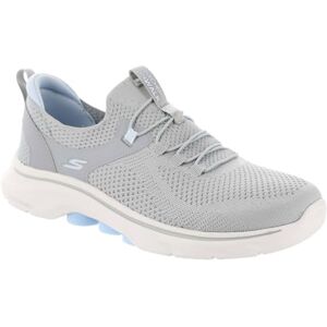 Skechers Women's Go Walk 7 Abie Sneaker, Grey Light Blue, 7 UK Skechers Women's Go Walk 7 Abie Sneaker, Grey Light Blue, 7 UK