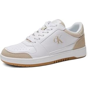 Calvin Klein Women's Hania Sneaker, White/Beige 141, 9 UK Calvin Klein Women's Hania Sneaker, White/Beige 141, 9 UK