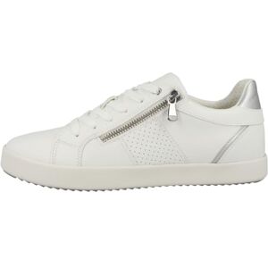 Geox Women's D Blomiee E Sneaker, White Silver, 8 UK Geox Women's D Blomiee E Sneaker, White Silver, 8 UK