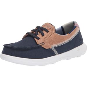 Skechers Women's Go Walk Lite-Coral Boat Shoe, Navy, 6.5 UK Skechers Women's Go Walk Lite-Coral Boat Shoe, Navy, 6.5 UK