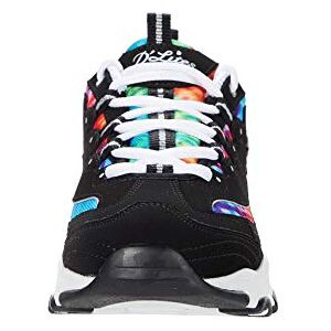 Skechers Women's D'Lites-Summer Fiesta Sneaker, Black Multi, 4 UK Skechers Women's D'Lites-Summer Fiesta Sneaker, Black Multi, 4 UK