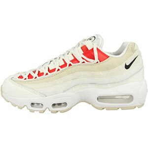 Nike Women's WMNS Air Max 95 Sneaker, Sail Black Chile Red Coconut Milk, 4.5 UK Nike Women's WMNS Air Max 95 Sneaker, Sail Black Chile Red Coconut Milk, 4.5 UK