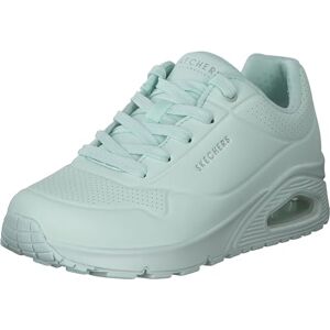 Skechers Women's Uno Frosty Kicks Sneaker,Mint Durabuck/Textile Trim,3 UK Skechers Women's Uno Frosty Kicks Sneaker,Mint Durabuck/Textile Trim,3 UK