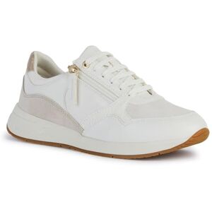 Geox Women's D Bulmya B Sneaker, Off White, 6 UK Geox Women's D Bulmya B Sneaker, Off White, 6 UK