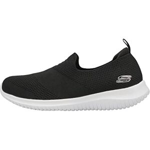 Skechers Women's Ultra Flex-Harmonious Sneaker, Black White, 3 UK Skechers Women's Ultra Flex-Harmonious Sneaker, Black White, 3 UK