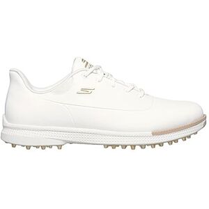 Skechers Women's Jasmine Waterproof Golf Shoe Sneaker, White/Gold Spikeless, 5.5 UK Skechers Women's Jasmine Waterproof Golf Shoe Sneaker, White/Gold Spikeless, 5.5 UK