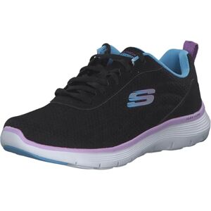 Skechers Women's Flex Appeal 5.0 New Thrive, Black Mesh/Multi Trim, 2 UK Skechers Women's Flex Appeal 5.0 New Thrive, Black Mesh/Multi Trim, 2 UK