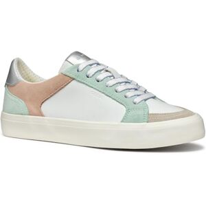 Geox Women's D EMMELENY E Sneaker, Mint/White, 7.5 UK Geox Women's D EMMELENY E Sneaker, Mint/White, 7.5 UK