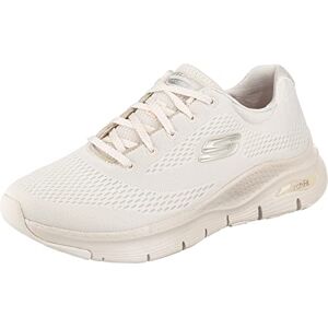 Skechers Women's Arch Fit Big Appeal Sneaker,Off White Mesh/Trim,4.5 UK Skechers Women's Arch Fit Big Appeal Sneaker,Off White Mesh/Trim,4.5 UK