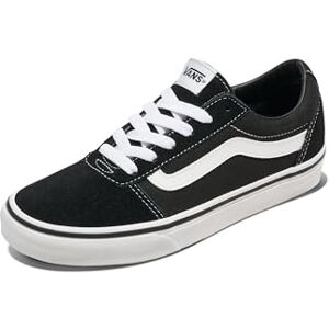 Vans Womens Size 7.5, Ward Sneaker Black & White Suede Canvas Lace Up Shoes, Low Top Ladies' Trainers, Lightweight Sports Shoes by Active Wear Range (7.5 UK) Vans Womens Size 7.5, Ward Sneaker Black & White Suede Canvas Lace Up Shoes, Low Top Ladies' Trainers, Lightweight Sports Shoes by Active Wear Range (7.5 UK)