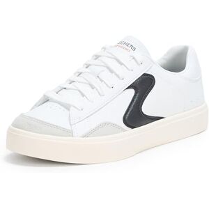 Skechers Women's Eden Lx Slick Talk Sneaker, White/Black Duraleather/Gray Trim, 7 UK Skechers Women's Eden Lx Slick Talk Sneaker, White/Black Duraleather/Gray Trim, 7 UK