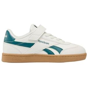 Reebok Smash Edge Elastic & TOP Strap Sneaker, Chalk/RETROTEAL/SGUM1, 0.5 UK Reebok Smash Edge Elastic & TOP Strap Sneaker, Chalk/RETROTEAL/SGUM1, 0.5 UK