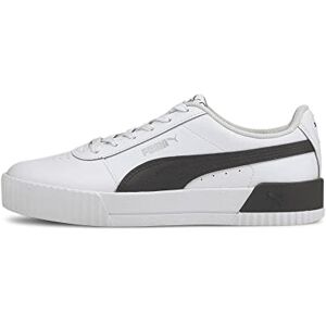 Puma Women's Carina L Sneaker, White White Black Silver, 8 UK Puma Women's Carina L Sneaker, White White Black Silver, 8 UK