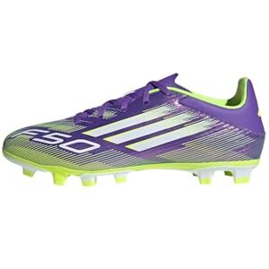 adidas Unisex F50 Club Firm Multi Ground Football Boots, Purple Rush/Cloud White/Lucid Lemon, 12 UK adidas Unisex F50 Club Firm Multi Ground Football Boots, Purple Rush/Cloud White/Lucid Lemon, 12 UK