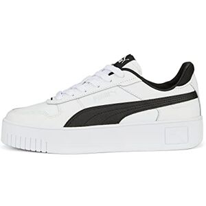 Puma Women Carina Street Sneakers, White- Black- Silver, 8.5 UK Puma Women Carina Street Sneakers, White- Black- Silver, 8.5 UK