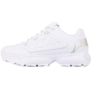 Kappa Unisex's Rave Gc Women Road Running Shoe, 1010 White, 4 UK Kappa Unisex's Rave Gc Women Road Running Shoe, 1010 White, 4 UK