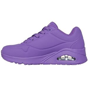 Skechers Women's Uno Stand On Air Sneaker, Purple Durabuck/Mesh, 4 UK Skechers Women's Uno Stand On Air Sneaker, Purple Durabuck/Mesh, 4 UK