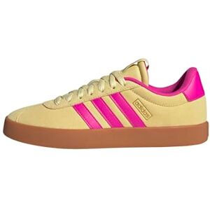 adidas Women's VL Court 3.0 Shoes, Powder Yellow/Shock Pink/Gold met., 4 UK adidas Women's VL Court 3.0 Shoes, Powder Yellow/Shock Pink/Gold met., 4 UK