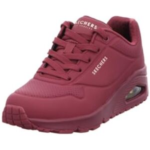 Skechers Women's Uno Stand on Air Sneaker, Plum Durabuck Mesh, 6 UK Skechers Women's Uno Stand on Air Sneaker, Plum Durabuck Mesh, 6 UK
