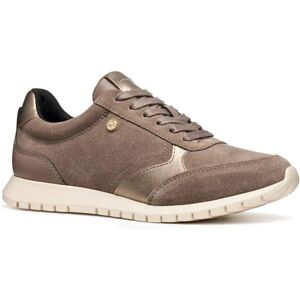 Geox Womens Dsukie2.0 Sneaker, Beige, 2.5 UK Geox Womens Dsukie2.0 Sneaker, Beige, 2.5 UK