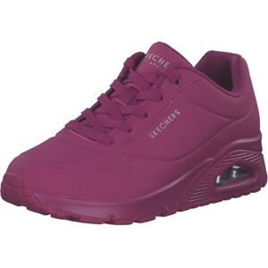 Skechers Women's Uno Stand on Air Sneaker, Magenta Durabuck Mesh, 4.5 UK Skechers Women's Uno Stand on Air Sneaker, Magenta Durabuck Mesh, 4.5 UK