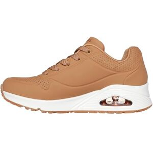 Skechers Women's Uno Stand on Air Sneaker, Brown 01, 2.5 UK Skechers Women's Uno Stand on Air Sneaker, Brown 01, 2.5 UK