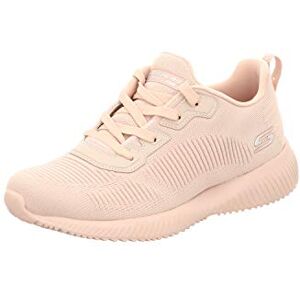 Skechers Women's Bobs Squad Tough Talk Sneakers, Pink Engineered Knit, 4 UK Skechers Women's Bobs Squad Tough Talk Sneakers, Pink Engineered Knit, 4 UK
