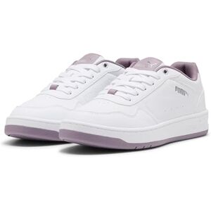 Puma Women's Court Classy Sneaker, White-Plum JAM Silver, 6.5 UK Puma Women's Court Classy Sneaker, White-Plum JAM Silver, 6.5 UK