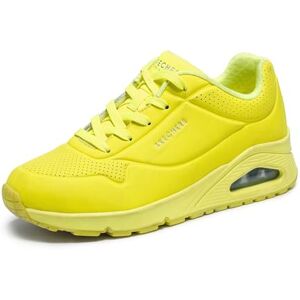 Skechers Women's Uno Night Shades Trainers, Neon Yellow Durabuck, 5 UK Skechers Women's Uno Night Shades Trainers, Neon Yellow Durabuck, 5 UK