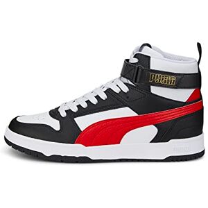 Puma Unisex RBD Game Sneaker, White-HIGH Risk RED Black Team Gold, 11 UK Puma Unisex RBD Game Sneaker, White-HIGH Risk RED Black Team Gold, 11 UK