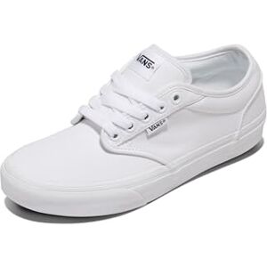 Vans Women's Atwood Sneaker, Canvas White, 4.5 UK Vans Women's Atwood Sneaker, Canvas White, 4.5 UK