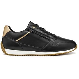 Geox Women D Calithe Sneaker, Black, 4 UK Geox Women D Calithe Sneaker, Black, 4 UK