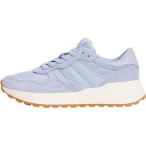 Tommy Jeans Women's Tjw Cleated Runner En0En02788 Low Top, Blue (Blue Chime), 6 UK Tommy Jeans Women's Tjw Cleated Runner En0En02788 Low Top, Blue (Blue Chime), 6 UK