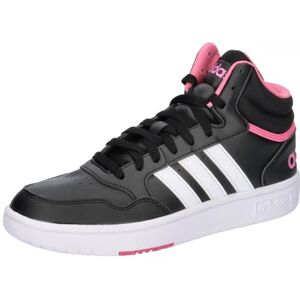 adidas Women's Hoops 3.0 Mid Shoes, core Black/Cloud White/Pink Fusion, 4 UK adidas Women's Hoops 3.0 Mid Shoes, core Black/Cloud White/Pink Fusion, 4 UK