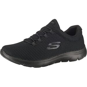 Skechers Womens Summits Artistry Chic Sneaker, Black Mesh Black Trim, 6.5 UK Skechers Womens Summits Artistry Chic Sneaker, Black Mesh Black Trim, 6.5 UK