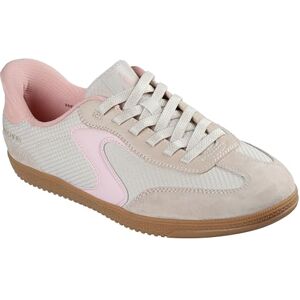 Skechers Women's Hotshot Everyday Ease Sneaker, Natural Nylon/Leather/Pink Trim, 3.5 UK Skechers Women's Hotshot Everyday Ease Sneaker, Natural Nylon/Leather/Pink Trim, 3.5 UK