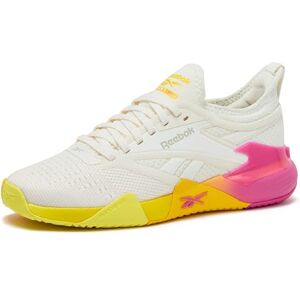 Reebok Women's Nano Court Sneaker, Chalk/True Pink/Golden Haze, 4 UK Reebok Women's Nano Court Sneaker, Chalk/True Pink/Golden Haze, 4 UK