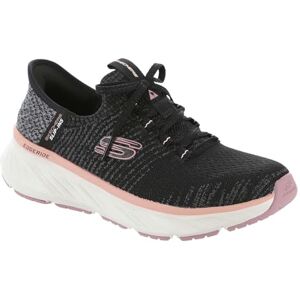 Skechers Women's Edgeride Impression Slip-On Sneakers, Black Knit/Pink Trim, 6.5 UK Skechers Women's Edgeride Impression Slip-On Sneakers, Black Knit/Pink Trim, 6.5 UK