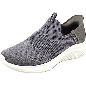 Skechers Women's Ultra Flex 3.0 Smooth Step Sneaker, Grey Knit Jersey Trim, 7 UK Skechers Women's Ultra Flex 3.0 Smooth Step Sneaker, Grey Knit Jersey Trim, 7 UK