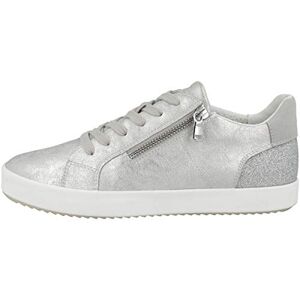 Geox Women's D Blomiee Sneakers, Silver, 6 UK Geox Women's D Blomiee Sneakers, Silver, 6 UK