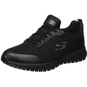 Skechers Women's Squad SR Sneaker, Black, 7 UK Skechers Women's Squad SR Sneaker, Black, 7 UK