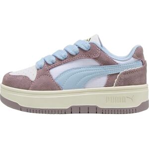 Puma Rebound Femme MEMOIRES PS Sneaker, White-Haute Tropic-Plum JAM, 2 UK Child Puma Rebound Femme MEMOIRES PS Sneaker, White-Haute Tropic-Plum JAM, 2 UK Child