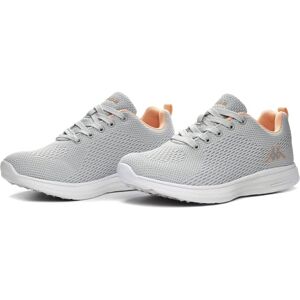 Kappa Women's Logo Asivatw 2 Gymnastics Shoe, A6d Grey Silver Orange L, 3 UK Kappa Women's Logo Asivatw 2 Gymnastics Shoe, A6d Grey Silver Orange L, 3 UK