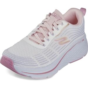 Skechers Women's Max Cushioning Elite 2.0 Alaura Sneaker, White Textile/Blue Trim/Light Pink Trim, 4 UK Skechers Women's Max Cushioning Elite 2.0 Alaura Sneaker, White Textile/Blue Trim/Light Pink Trim, 4 UK